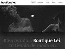 Tablet Screenshot of boutiquelei.com